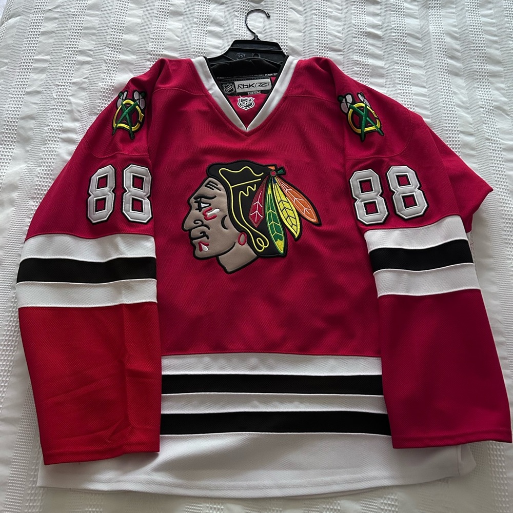 Patrick Kane Vintage Blackhawks Hockey Jersey Size 50